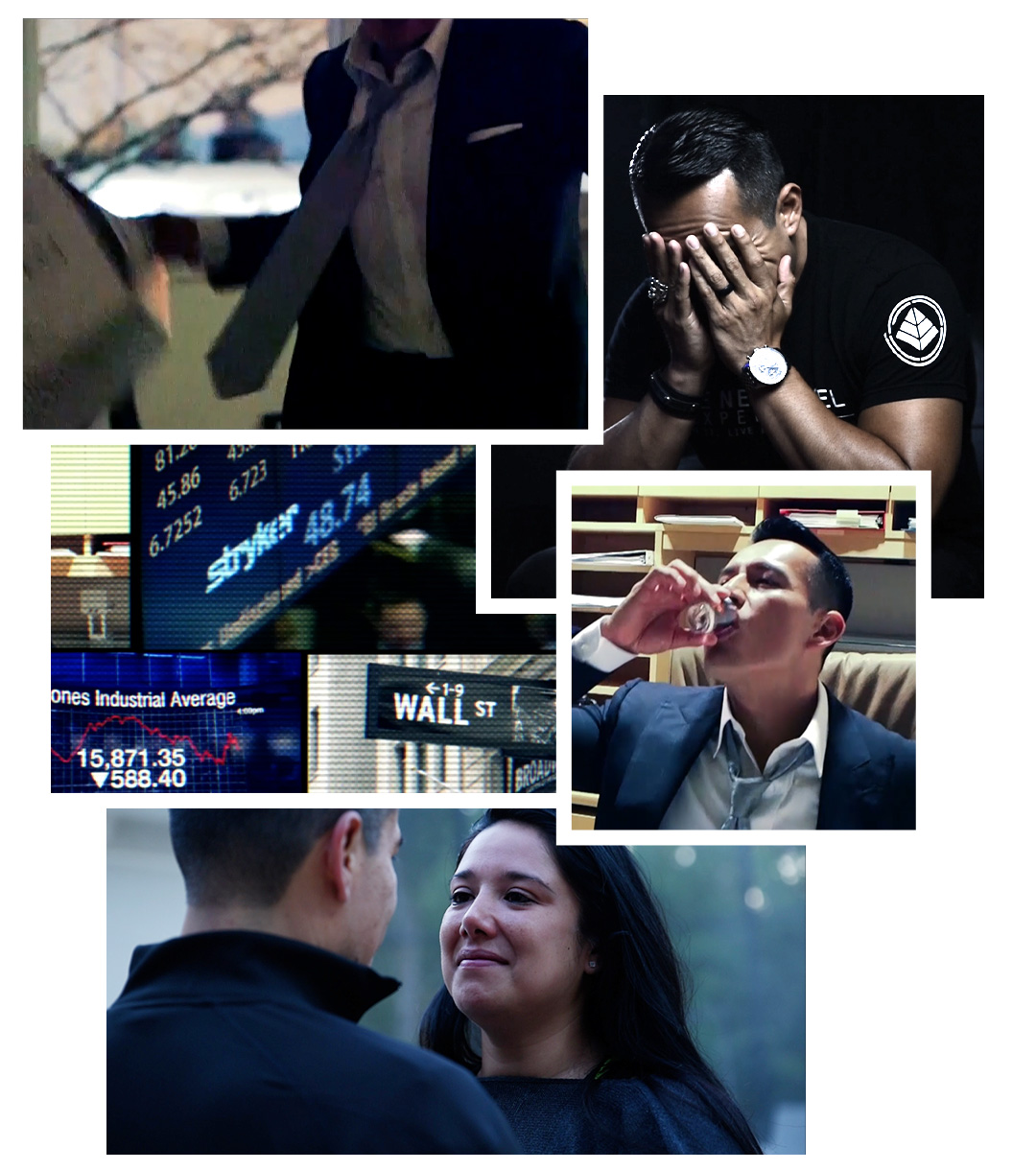 collage of raul losing his edge